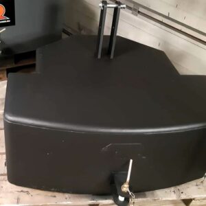 Concrete tractor ballast