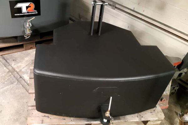 Concrete tractor ballast